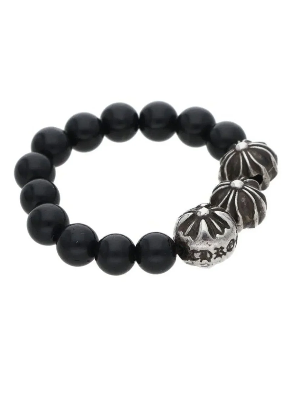 Chrome Hearts Bead Ring Beads Black Oniki Sling